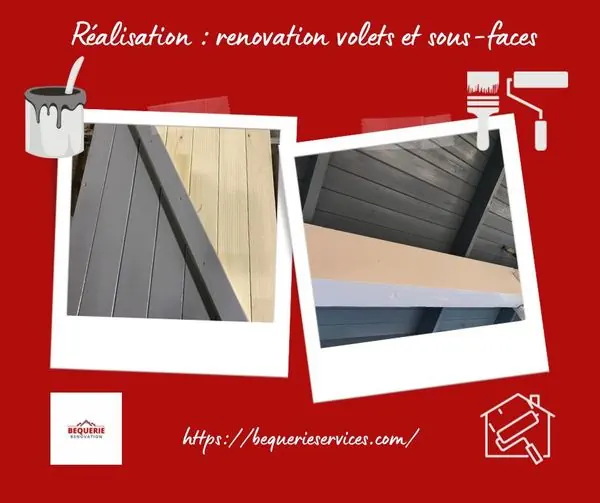 rénovation de volets et sous-faces-Bequerie Rénovation Services-rénovation toiture-couvreur-façade-travaux extérieurs-artisan-rhône