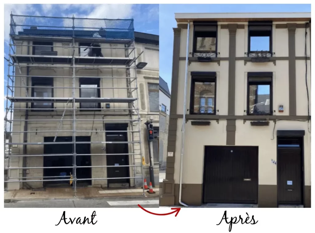 Peinture extérieure à Chassieu-Bequerie Rénovation Services-couvreur Chassieu-rénovation toiture-travaux de toiture-entreprise de zinguerie-vouverture-gouttières aluminium-nettoyage toiture-Chassieu-Lyon Est-Rhône-Alpes-1