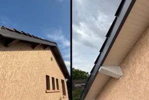 rénovation Habillage de sous-toiture, bardage-Bequerie Rénovation Services-couvreur Chassieu-rénovation toiture-travaux de toiture-entreprise de zinguerie-vouverture-gouttières aluminium-nettoyage toiture-Chassieu-Lyon Est-Rhône-Alpes-5
